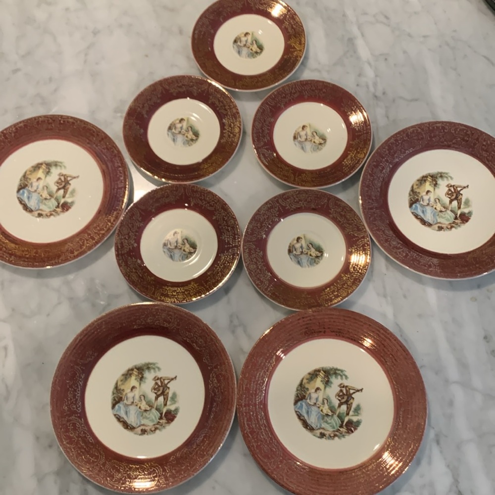 The Sebring Pottery Co plates